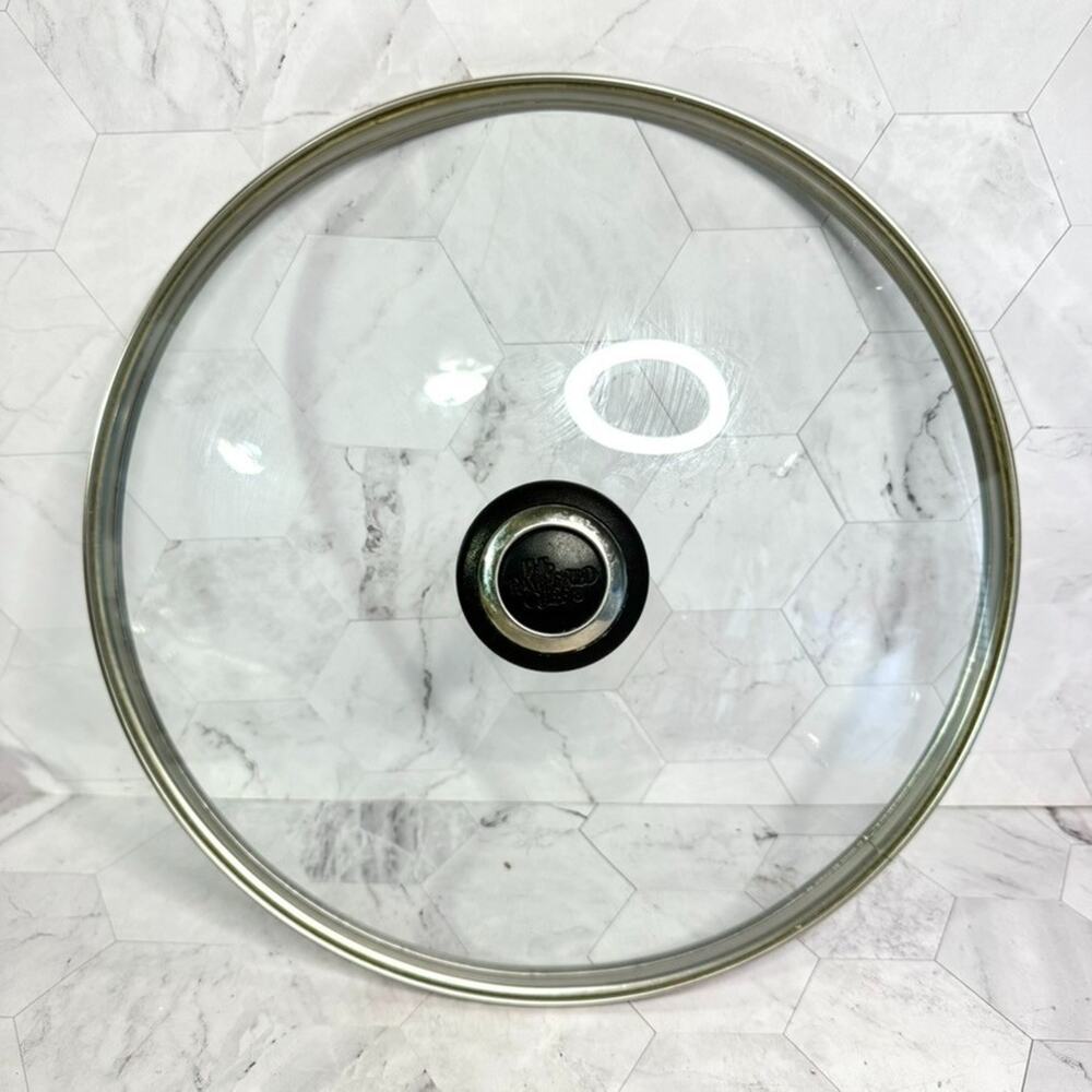 Pampered Chef Tempered Glass Replacement Skillet Lid 12" 5qt (11.5" Inner Width)